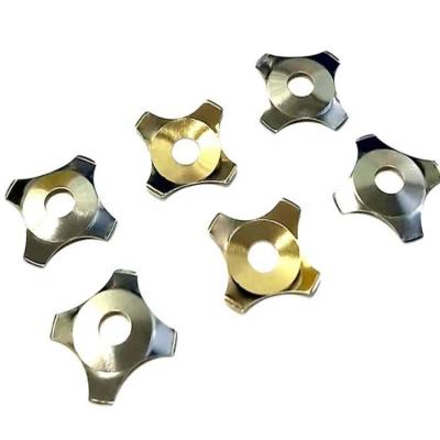 China Home Appliance 4 Leg Metal Domes Flash Domes Gold Plated With Or Without Dimple for sale