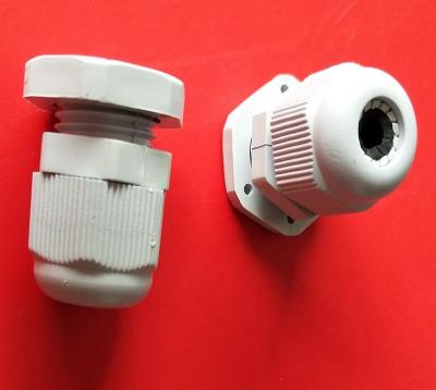 China Cable Contral Cable Gland , 3-25mm Plastic Waterproof Adjustable Cable Connectors for sale