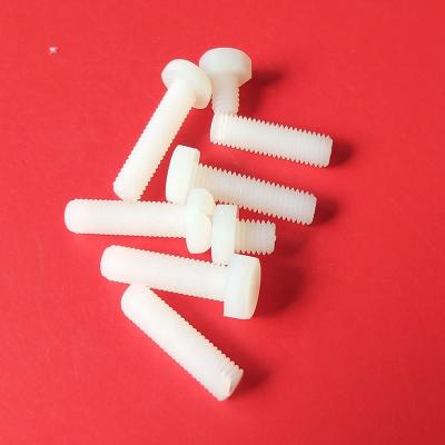 China HEX M5 Nylon Hex Screws White Plastic Hex Bolt for sale