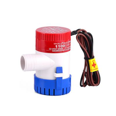 China RV Marine & High Quality Industrial Boat Water Campers Bilge Pump 1100GPH 24v Marine Bilge Pump With CE CERTIFICATE for sale