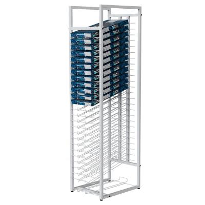 China Take down metal floor a4 paper magazine display rack with 20 layers display stand wallpaper for wall for sale