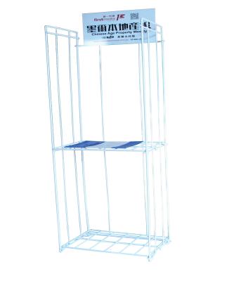 China Disassemble Used Wire Magazine Newspaper Books Papers Postcards Rack Organizer Display Rack for sale