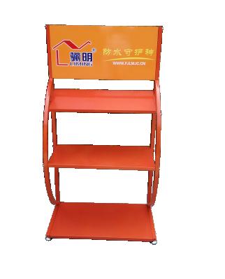 China Disassemble Fashion Floor Tile Glue Caulking Agent Paint Coat Glass Cement Ceramic Metal Display Racks for sale