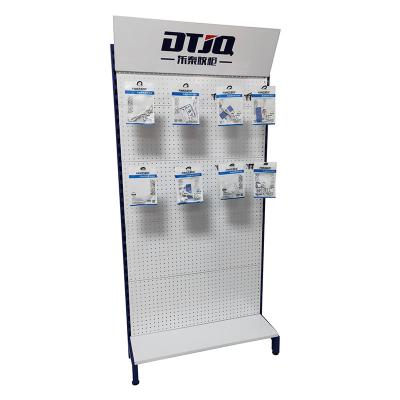 China Shelf Display Printing Advertising Display Stand Factory Directly Sale Metal Machine Tool Rack Floor Stand For DIY Tools for sale