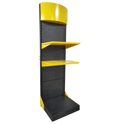 China grocery pegboard display stand supermarket shelves used for sale with hooks or shelving SZS-0053 for sale