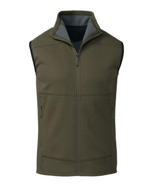 China QUICK DRY Mens Durable Bonded Shell Vest Highly Wind Soft &Water-resistant Hunting Vest for sale