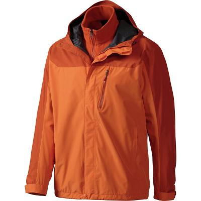 China Hot sale waterproof men's 3-in-1 waterproof jacket high quality outdoor custom made 3-in-1 jacket with fleece liner for sale