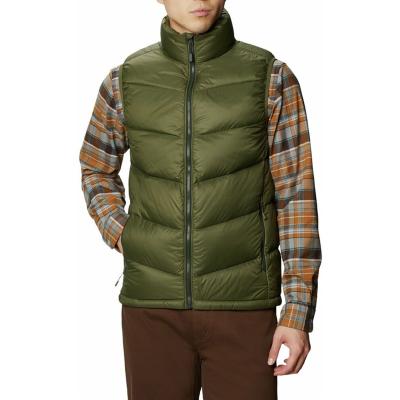 China Custom Winter Down Vest Shining Logo QUICK DRY Down Vest Men Lightweight Down Vest for sale