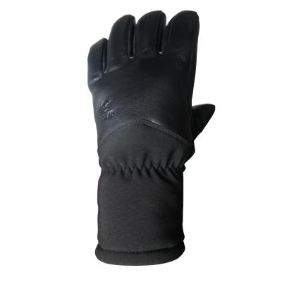 China Men's Hot Adult Ski Gloves Snowboard High Quality Ski Gloves Waterproof Leather Custom Made for sale