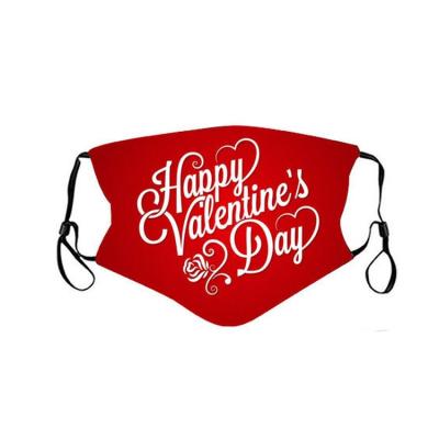 China New Valentine's Day Logo Made Custom Earloop Style Facemask With Cases for sale