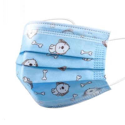 China Children Face Mask 3ply Disposable Face Mask Non Woven Face Mask Anti Dust Pollution For Kids for sale