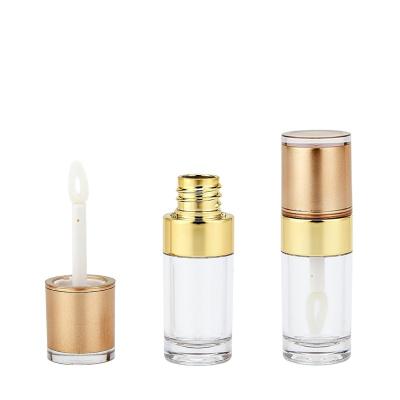 China Cosmetic Hot Stamping Cosmetic Clear Empty Lip Gloss Tubes Private Label Plastic Lip Gloss Bottles 5ml for sale