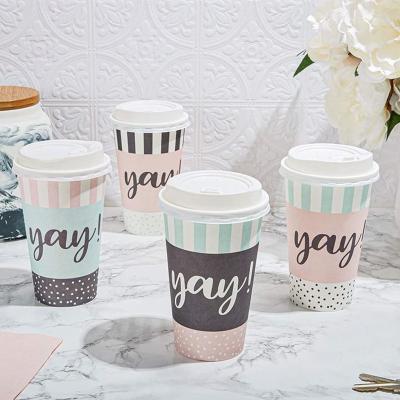 China 22oz 700ml High Quality Single Wall Paper Cup Custom Logo Disposable Packaging Paper Cup For 22oz Coffee Mugs for sale