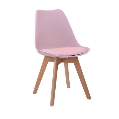 China Modern Dining Chairs Top Quality Modern Furniture PP/fabric Top Quality Wooden Dining Chairs Legs. for sale