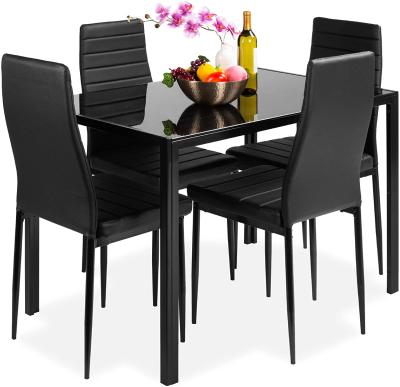 China Cheap Popular Modern Selling Modern Dining Room Furniture PU/leather Chair High Back Dining Chairs for sale