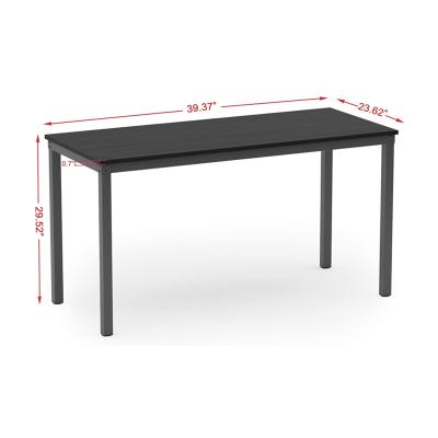 China Wooden Stainless Steel Stand Square Single Dining Table / Modern Simple Style Dining Room Furniture Modern Table. for sale