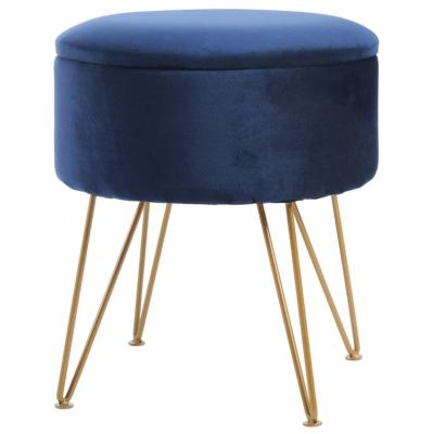 China Modern Modern Living Room Furniture Velvet Fabric Comfortable Makeup Stools Salon Chairs for sale