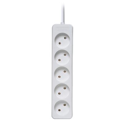 China Residential / General Purpose Cheap Price 5 Way Extension Sockets Board German Standard 10a Power Strip for sale