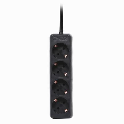 China Factory Wholesale Residential/Multipurpose Eu 16a Standard Power Strip 4 Way Extension Socket UK Plug for sale