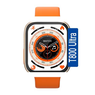 China Hiwatch Smart Watch Montre Reloj Inteligente Smart Watch 1.99 Inch HD Large Screen BT Music Call Wristwatch APP Control Ultra T800 for sale