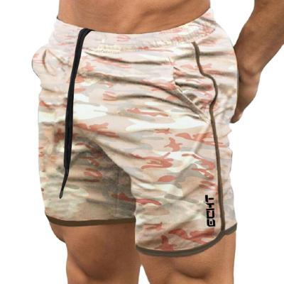 China New Breathable Men Running Shorts Bodybuilding Muscle Training Sportswear Exercise Gym Pants Shorts for sale