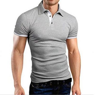 China QUICK DRY Men's T-shirt Workout Yoga Fitness Quick Dry Gym Sports Casual Solid Color Polo Shirt Slim Basic Tee Short Sleeve Tee for sale