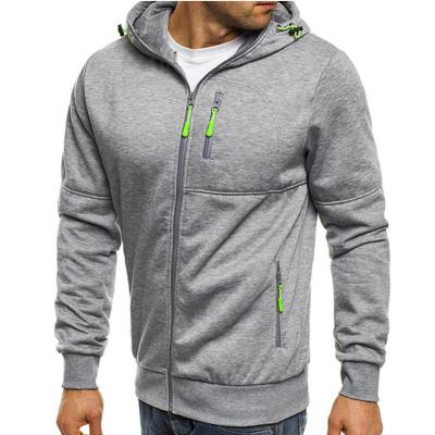 China Breathable Sports Hoodie Pockets Sweatshirts New Fashion Men's Fashion Hoodies Zipper Thick Sweatshirt Jacket Coat for sale