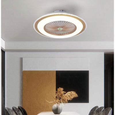 China Modern Dimmable With Included Remote Control Adjustable Wind Speed ​​Ceiling Fans Lamp For Bedroom for sale