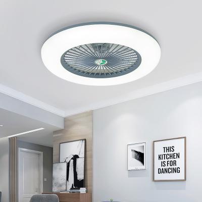 China Modern New Product High Quality Black Paint Led Tuya Control Residential Smart Ceiling Fan With Lights for sale