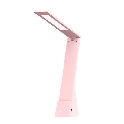 China Modern Portable Radio Dimmable Rechargeable Light Fixture Folding Desk Table Indoor Lighting Led Reading Lamp for sale