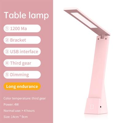 China Hot Sale Modern Folding Table Lamp Table Lamps Rechargeable Led Reading Lights For Office Bedroom Study for sale