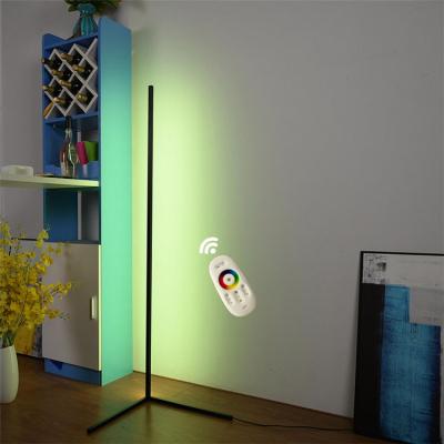 China Kanlong Modern Modern Bedroom RGB Floor Lamp Nordic Remote Control Smart Home Corner Light for sale