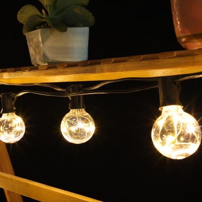 China Globe String Light G40 25ft Globe String Lights with Bulbs for Indoor/Outdoor Commercial Decoration for sale