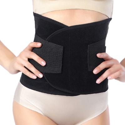 China Antibacterial Waist Trimmer Belt Pad Adjustable Workout Support Waist Trainer for sale