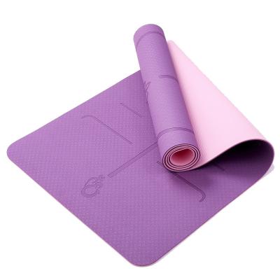 China Wholesale 100% Eco-Friendly Yoga Mat Printing Yoga Mats Tape Manufacturer Anti Slip Mats Cheap Organic Fitness Custom Made Eco-Friendly High Density for sale