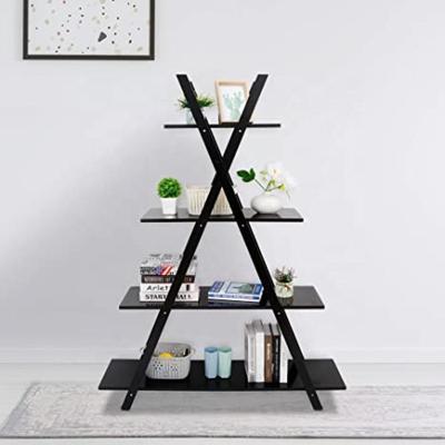 China FujianHuayi Stable Storage Four-Layer Rack Display Furniture For Home Ministry Decorations Art Shelf Storage for sale