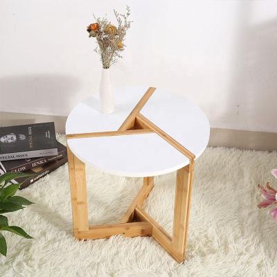 China Compile Furniture Fujianhuayi Coffee Table End Table Solid Wood Bamboo Modern Coffee Table For Living Room for sale