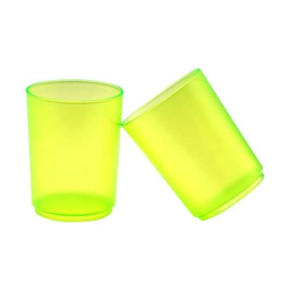 China Custom Plastic Wholesale Hotel Drinks Reusable Hard Cups Round Plastic Cup for sale