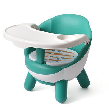 China Foldable Booster Chair Nordic Folding Chair Child Plastic Child Seat Dining Chairs for sale