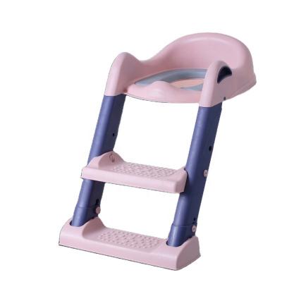 China Baby Mini Bathroom Ladder High Quality Plastic Baby Potty Trainer Seat Toilet Trainer for sale