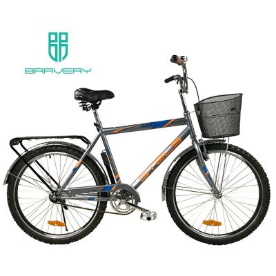 China Steel 24 /26 /28 inch stels OEM factory hot sale men's bike city bike model adult bicycle new for Ukraine for sale