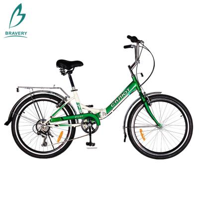 China steel made in china private label bicycle wheel foot brake small folding bicycle for russia market for sale