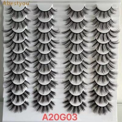 China Abestyou 3D Mink Eyelashes Thick Mink Fur Eyelash Own Brand Wholesale Mink Eyelashes for sale