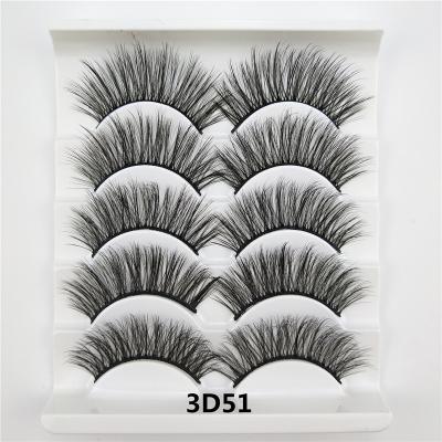 China Free Sample Long Natural Abestyou 5 Pairs 25MM Thick False Eyelashes 100% Real 3D Mink Eyelashes 3 5 Pairs Eyelash for sale