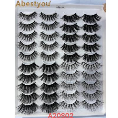 China Abestyou Thick False Mink Eyelashes Factory False Eyelashes Manufacturer and 6d Mink Eyelashes for sale