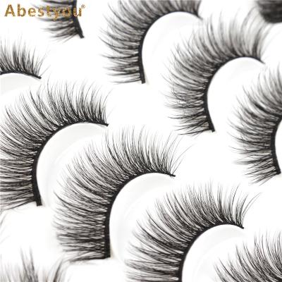 China Abestyou 30pairs 100% real thick mink lashes custom private label mink eyelash lahes 3d mink eyelash packaging for sale