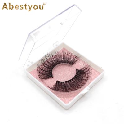 China Faux Mink Eyelashes Manufacture Synthetic Faux Mink Eyelashes Faux Mink Eyelashes from Abestyou SPARK 20mm for sale