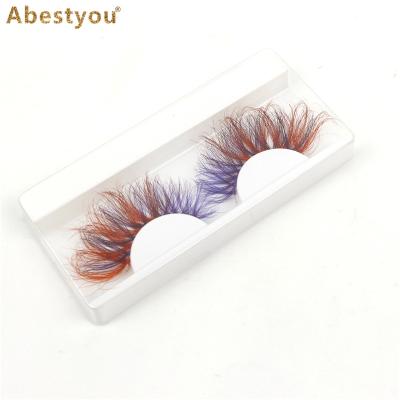 China Colored mink eyelashes from Abestyou for sale