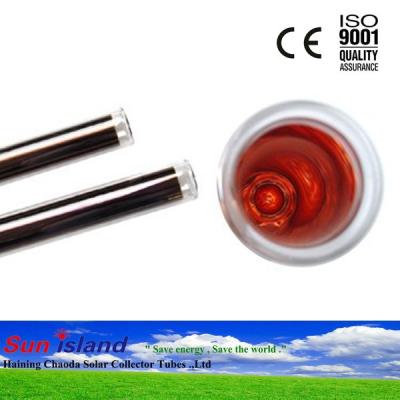 China Vacuum Tube Solar Thermal Three Target With Solar Selective Coating (Cu-SS-ALn Coating) for sale