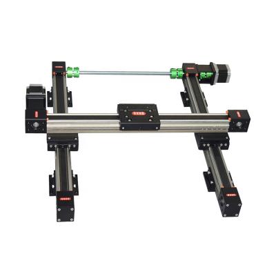 China Garment Shops Precise Linear Guide Motorized Linear Slide Embed Motorized Stepper Guide Module XY Gantry Motorized Sliding Gantry Robo for sale